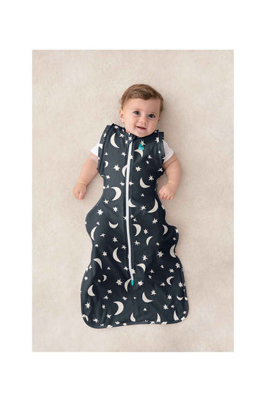 Love To Dream Swaddle Up Transition Bag Stage 2 1.0 Tog Stretch Cotton Big Sky Charcoal