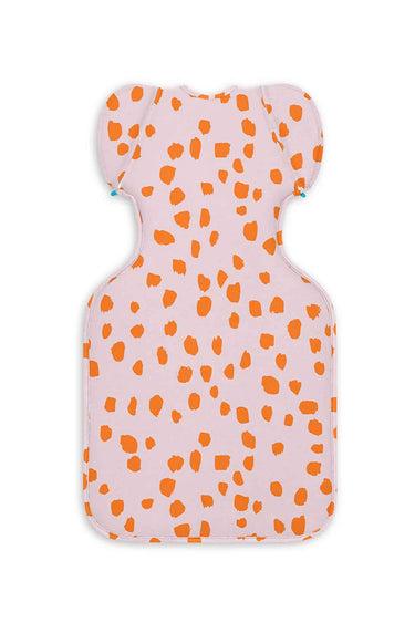 Love To Dream Swaddle Up Transition Bag Stage 2 1.0 Tog Stretch Cotton Jumbo Animals Light Pink