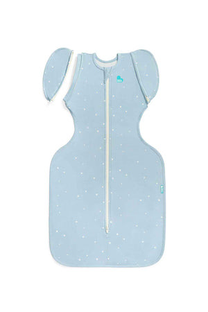 Love To Dream Swaddle Up Transition Bag Stage 2 1.0 Tog Stretch Cotton Twinkle Powder Blue