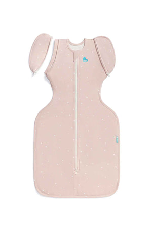 Love To Dream Swaddle Up Transition Bag Stage 2 1.0 Tog Stretch Cotton Twinkle Powder Pink