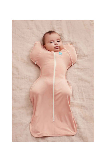 Love To Dream Swaddle Up Transition Bag Stage 2 0.2 Tog Stretch Cotton Pink Blush