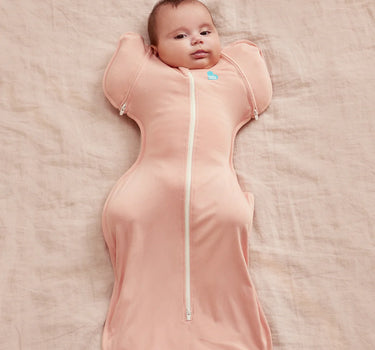 Love To Dream Swaddle Up Transition Bag Stage 2 0.2 Tog Stretch Cotton Pink Blush