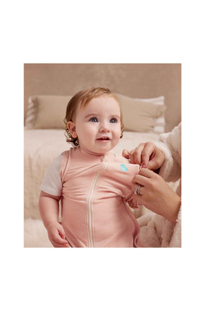 Love To Dream Swaddle Up Transition Bag Stage 2 0.2 Tog Stretch Cotton Pink Blush