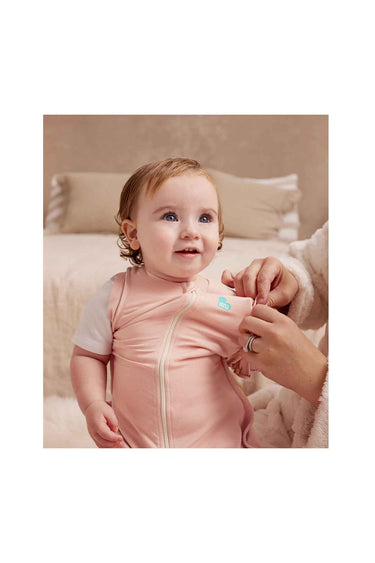 Love To Dream Swaddle Up Transition Bag Stage 2 0.2 Tog Stretch Cotton Pink Blush
