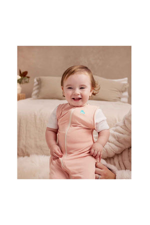 Love To Dream Swaddle Up Transition Bag Stage 2 0.2 Tog Stretch Cotton Pink Blush