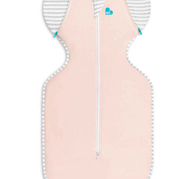 Love To Dream Swaddle Up Transition Bag Stage 2 0.2 Tog Stretch Cotton Light Pink