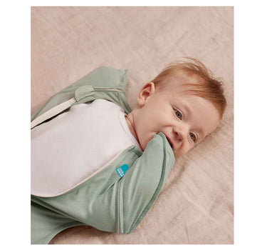 Love To Dream Swaddle Up Transition Bag Stage 2 0.2 Tog Stretch Cotton Olive