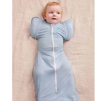 Love To Dream Swaddle Up Transition Bag Stage 2 0.2 Tog Stretch Cotton Soft Blue