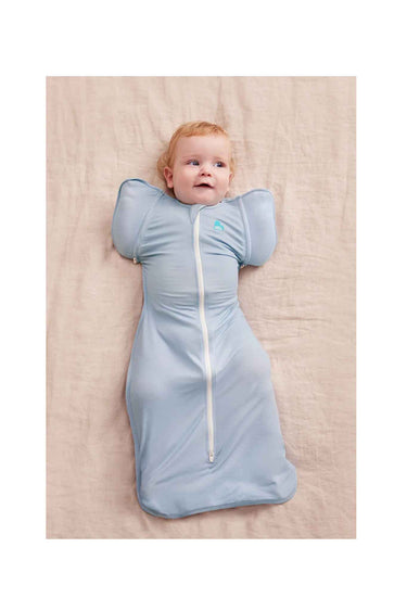 Love To Dream Swaddle Up Transition Bag Stage 2 0.2 Tog Stretch Cotton Soft Blue
