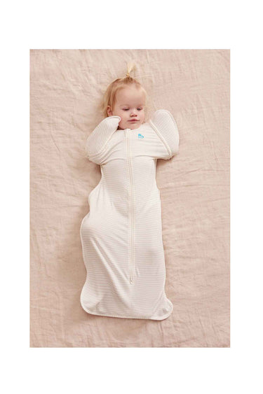 Love To Dream Swaddle Up Transition Bag Stage 2 0.2 Tog Stretch Cotton Tan
