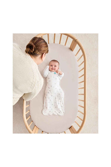 Love To Dream Swaddle Up Transition Bag Stage 2 0.2 Tog Viscose From Bamboo Superstar White