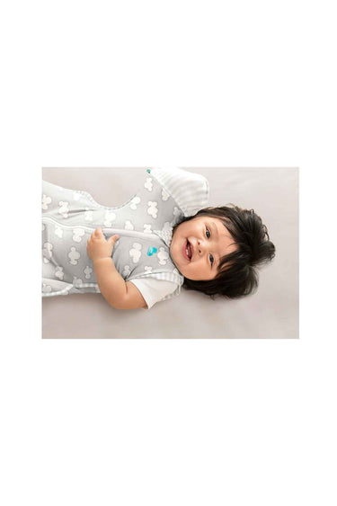 Love To Dream Swaddle Up Transition Bag Stage 2 1.0 Tog Viscose From Bamboo Daydream Grey