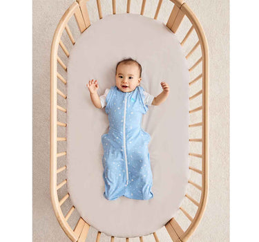 Love To Dream Swaddle Up Transition Bag Stage 2 1.0 Tog Viscose From Bamboo Time And Space Marle Blue