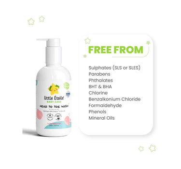 Little Etoile Head To Toe Wash For Delicate Skin 0M+ 250ml