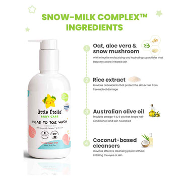 Little Etoile Head To Toe Wash For Delicate Skin 0M+ 250ml
