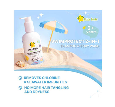 Little Etoile Swim Protect 2-In-1 Shampoo & Body Wash 24M+ 250ml