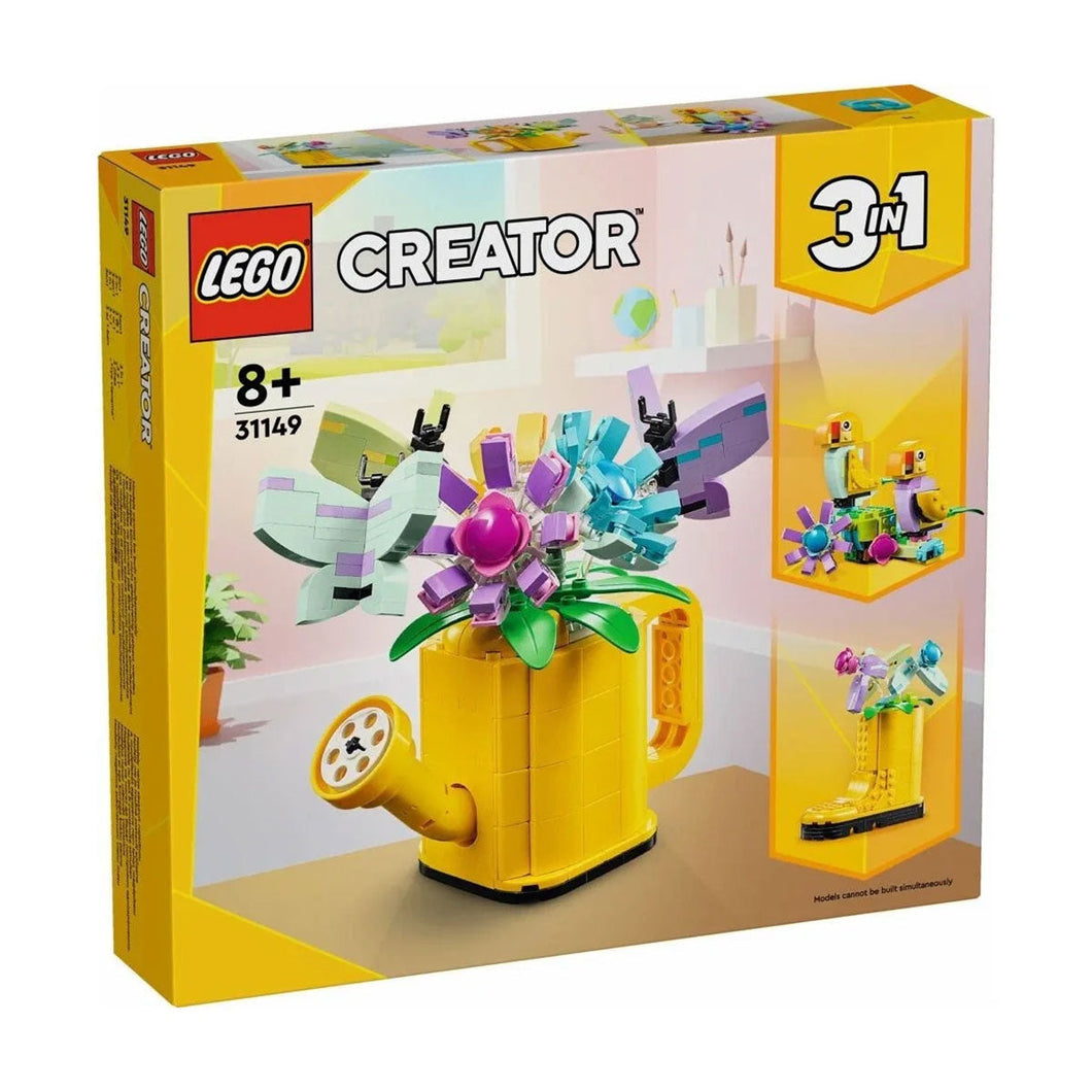 Lego Flowers In Watering Can