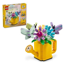 Load image into Gallery viewer, Lego Flowers In Watering Can
