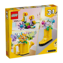 Load image into Gallery viewer, Lego Flowers In Watering Can
