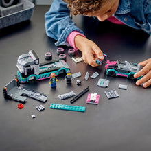 Load image into Gallery viewer, LEGO City Race Car And Car Carrier Truck
