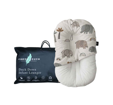 Finest Touch Duck Down Feather Infant Lounger Jumbo