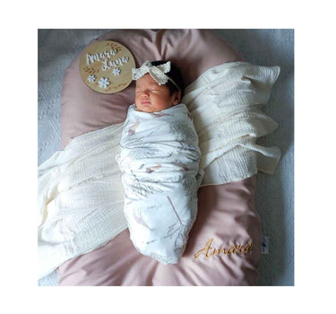 Finest Touch Duck Down Feather Infant Lounger Royal