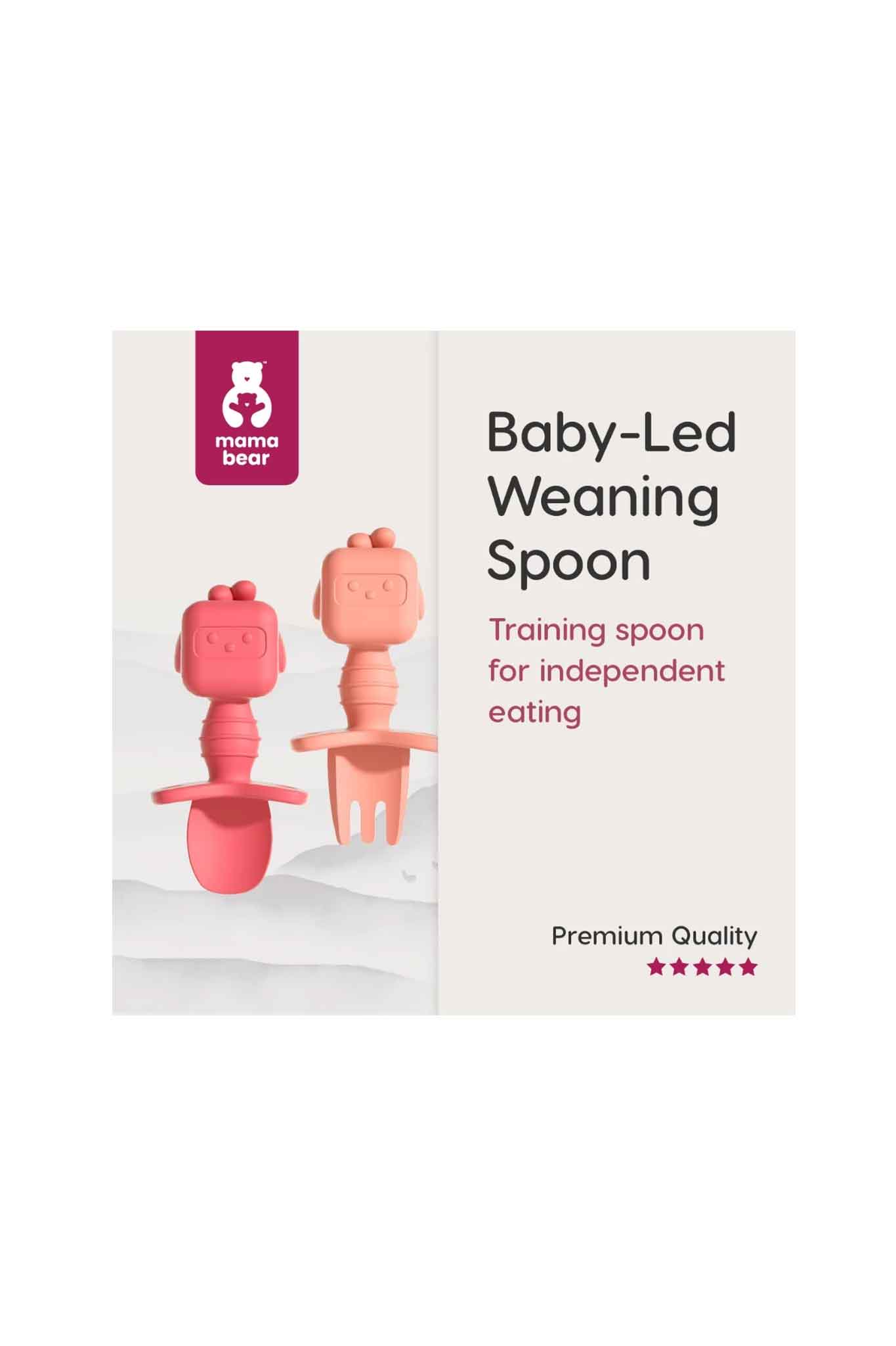 Mama Bear Baby Training Spoon And Fork Set