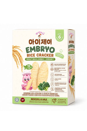 MommyJ Embryo Rice Cracker 6M+ 40g