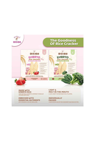 MommyJ Embryo Rice Cracker 6M+ 40g