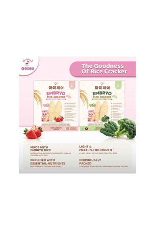 MommyJ Embryo Rice Cracker 6M+ 40g