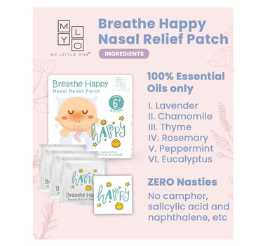 MyLO Breathe Happy Nasal Relief Patch 6s