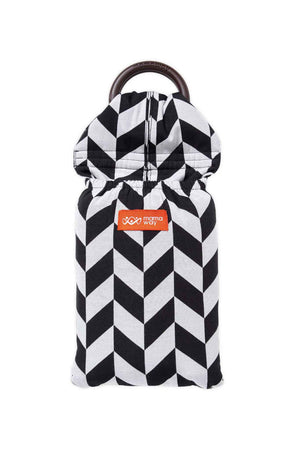 Mamaway Black & White Herringbone Baby Ring Sling