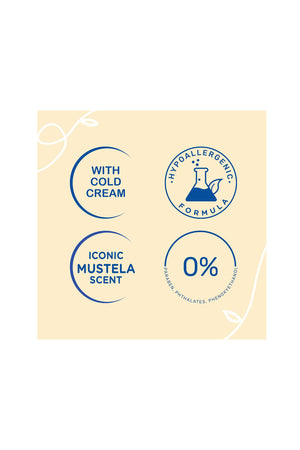 Mustela Nourishing Cleansing Gel With Cold Cream With Organically Farmed Beeswax - 300ml