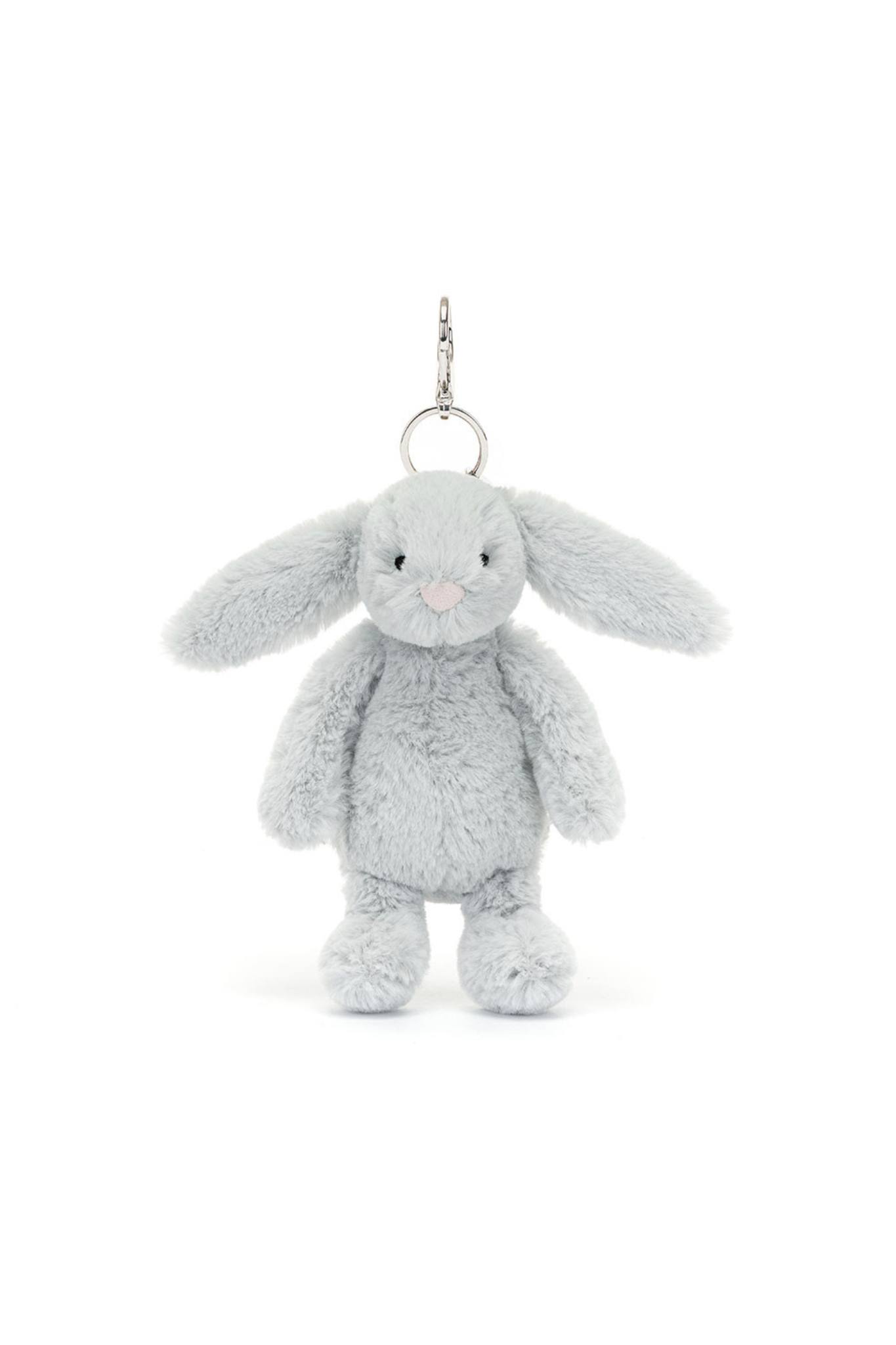 Jellycat Bashful Silver Bunny Bag Charm