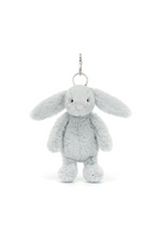 Load image into Gallery viewer, Jellycat Bashful Silver Bunny Bag Charm
