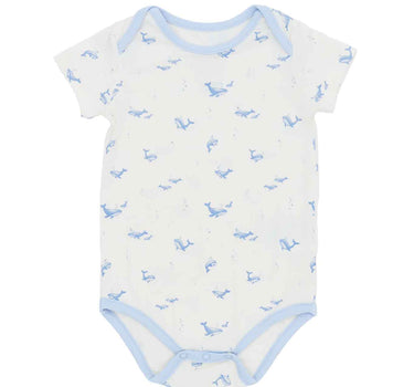 Not Too Big Whaley Bamboo Bodysuit 3 Pack