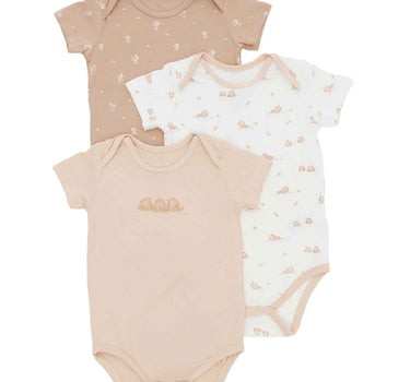 Not Too Big Capy Bamboo Bodysuit 3 Pack
