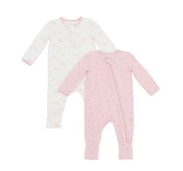 Not Too Big Duckie Bamboo Sleepsuit 2 Pack