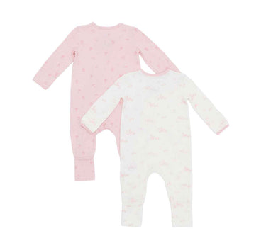 Not Too Big Duckie Bamboo Sleepsuit 2 Pack