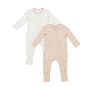 Not Too Big Capy Bamboo Sleepsuit 2 Pack