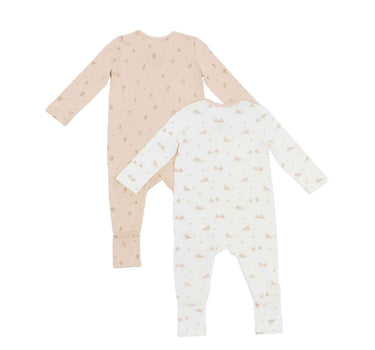 Not Too Big Capy Bamboo Sleepsuit 2 Pack