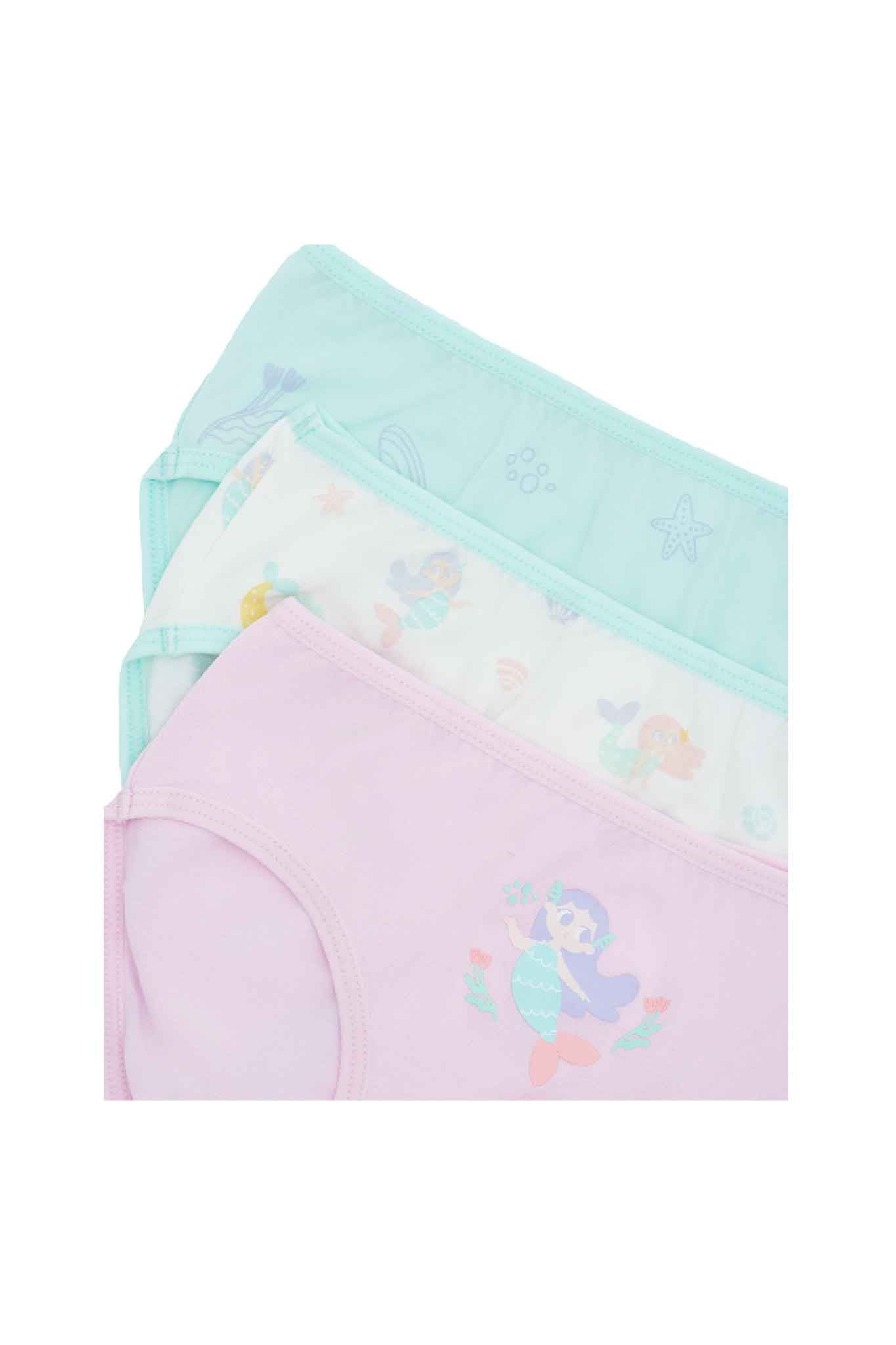 Not Too Big Mermaid Bamboo Briefs - 5 Packs