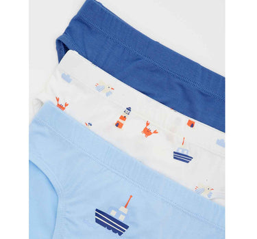 Not Too Big Captain Bamboo Briefs - 5 Packs