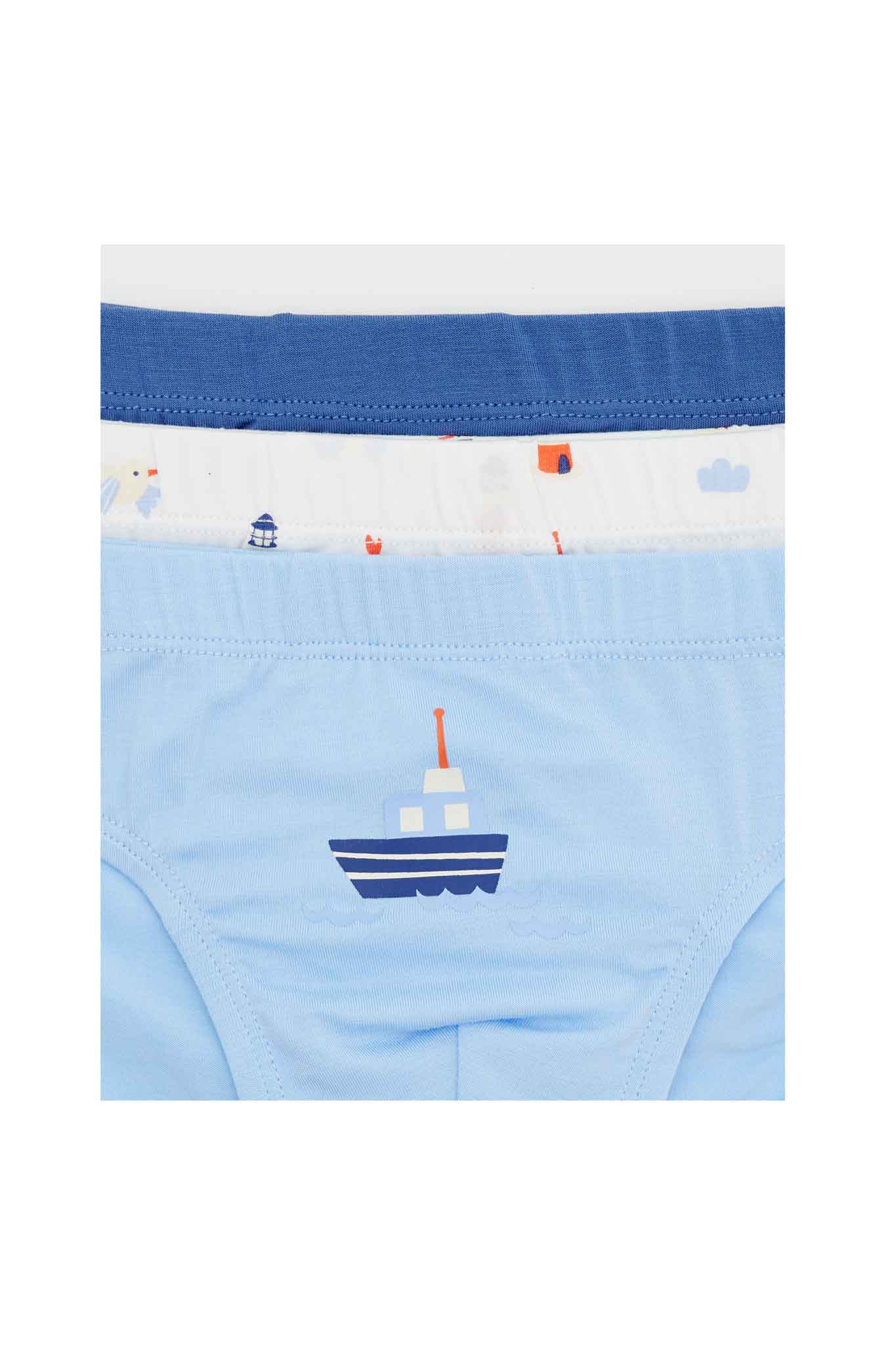 Not Too Big Captain Bamboo Briefs - 5 Packs