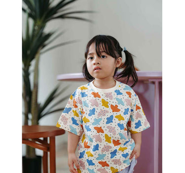 Not Too Big Birds Bamboo Girls T-Shirt