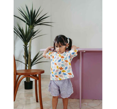 Not Too Big Birds Bamboo Girls T-Shirt