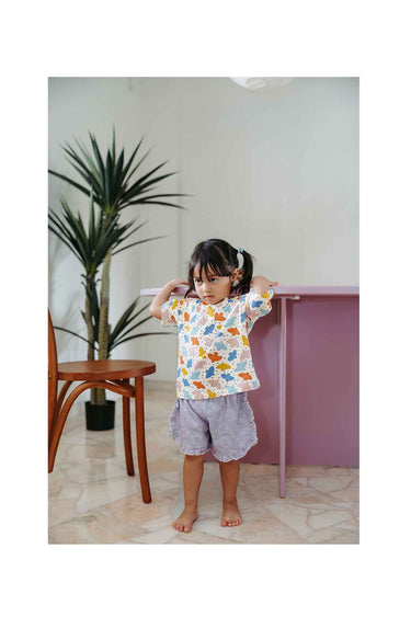 Not Too Big Birds Khaki Bamboo Short Sleeves T-Shirt