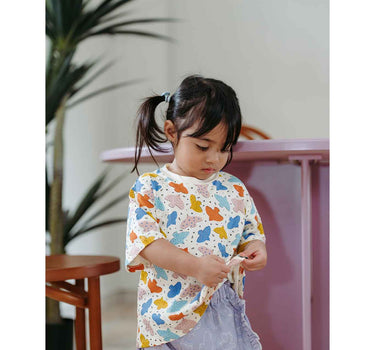 Not Too Big Birds Bamboo Girls T-Shirt