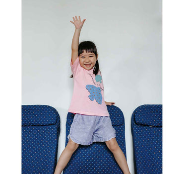 Not Too Big Birds Bamboo T-Shirt Pink