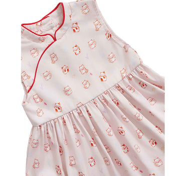 Not Too Big Fortune Neko Bamboo Dress